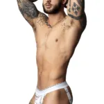 349-299 Soo Cumfy Jock Color White-Black Size S/M