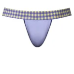 350-306 So Comfy Gingham Jock Color Purple Size L/XL - Image 3