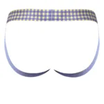 350-306 So Comfy Gingham Jock Color Purple Size L/XL - Image 4