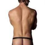 Alternative view of 386-291 Love Star Jock with Ring Color Black Size L/XL