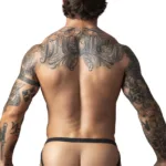 Alternative view of 388-11C Fishnet 2 Jockstrap Color Black Size L/XL