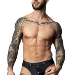410-298 Oh Snap Snap off Thong Color Black Size L/XL