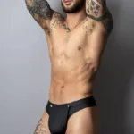 410-298 Oh Snap Snap off Thong Color Black Size S/M - Image 5