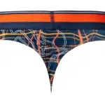 412-299 Soo Cumfy Thong Color Navy-Orange Size S/M - Image 6