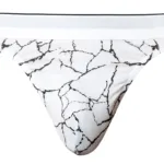 412-299 Soo Cumfy Thong Color White-Black Size S/M - Image 5