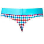 412-306 So Comfy Gingham Thong Color Gingham Print Size S/M - Image 7