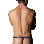 Alternative view of 416-291 Love Star Thong with Ring Color Purple Size L/XL