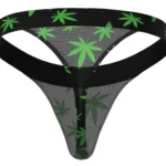 433-294 Hazy Dayz Micro Thong Color Pot Leaf Size L/XL - Image 5