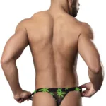 Alternative view of 433-294 Hazy Dayz Micro Thong Color Pot Leaf Size L/XL