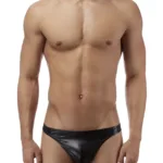 440003 Liquid Onyx Classic Thong Color Black Size XL