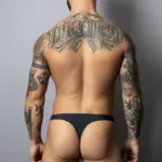 442-300 Hot Mesh Bong Thong Color Black-Red Size S/M - Image 4