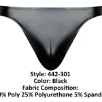 442-301 Liquid Onyx 2.0 Bong Thong Color Black Size S/M - Image 7