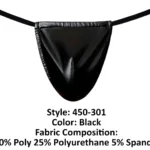 450-301 Liquid Onyx 2.0 G-String Color Black Size Only Size - Image 6