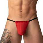 450-307 Mesh 2 G-String Color Red Size Only Size