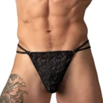 456-305 Ripple Micro V String Color Black Size L/XL