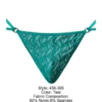 456-305 Ripple Micro V String Color Teal Size S/M - Image 5