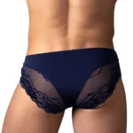 Alternative view of 492-280 Sassy Lace Bikini Sold Pouch Color Navy Size M