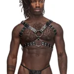 591-266 Leather Gemini Harness Color Black Size Only Size - Image 4