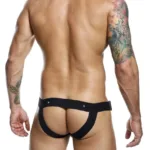 DMBL01 DNGEON Cockring Jockstrap Color Black Size Only Size - Image 4