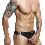 DMBL01 DNGEON Cockring Jockstrap Color Black Size Only Size - Image 5