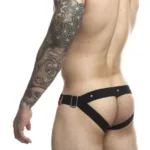DMBL01 DNGEON Cockring Jockstrap Color Red Size Only Size - Image 4