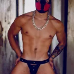 DMBL04 DNGEON Peakaboo Jockstrap Color Black Size Only Size - Image 8