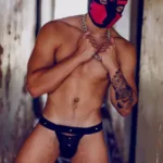 DMBL04 DNGEON Peakaboo Jockstrap Color Black Size Only Size - Image 9
