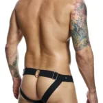 DMBL04 DNGEON Peakaboo Jockstrap Color Black Size Only Size - Image 4
