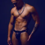 DMBL04 DNGEON Peakaboo Jockstrap Color Black Size Only Size - Image 12