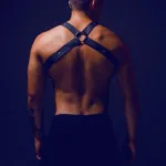 DMBL07 DNGEON Cross Cockring Harness Color Black Size Only Size - Image 17