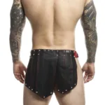 DMBL10 DNGEON Roman Skirt Color Black-Red Size Only Size - Image 2