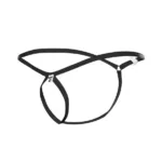 MBL24 Tear Drop Thongs Color Black Size Only Size - Image 5