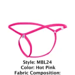 MBL24 Tear Drop Thongs Color Hot Pink Size Only Size - Image 8
