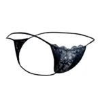 MBL27 Lace Thongs Color Black Size L/XL - Image 7