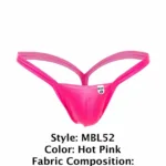 MBL52 Y Buns Thongs Color Hot Pink Size L - Image 9