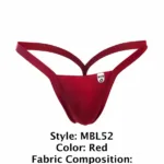 MBL52 Y Buns Thongs Color Red Size L - Image 7