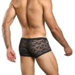 Alternative view of MBL78 Lace Trunks Color Black Lace Size L/XL