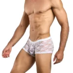 MBL78 Lace Trunks Color White Lace Size L/XL - Image 3