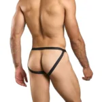 MBL82 Sexy Jockstrap Color Black Lace Size S/M - Image 2