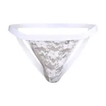 MBL82 Sexy Jockstrap Color White Lace Size S/M - Image 4