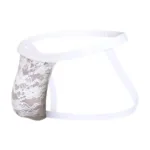 MBL82 Sexy Jockstrap Color White Lace Size S/M - Image 5