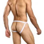 MBL82 Sexy Jockstrap Color White Mesh Size S/M - Image 2