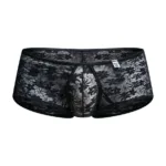 MBL83 Loop Cheeky Trunks Color Black Lace Size S/M - Image 4