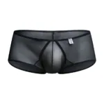 MBL83 Loop Cheeky Trunks Color Black Mesh Size S/M - Image 4