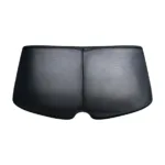 MBL83 Loop Cheeky Trunks Color Black Mesh Size S/M - Image 5