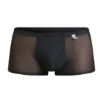 MBL84 Classic Pouch Trunks Color Black Mesh Size S/M - Image 4
