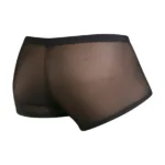 MBL84 Classic Pouch Trunks Color Black Mesh Size S/M - Image 5