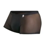 MBL84 Classic Pouch Trunks Color Black Mesh Size S/M - Image 6