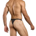 Alternative view of MBL85 Y Sexy Thongs Color Black Lace Size L/XL