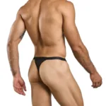 Alternative view of MBL85 Y Sexy Thongs Color Black Mesh Size L/XL